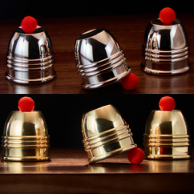 Cups and Balls Set MINI (Copper) by Bluether Magic and Raphael